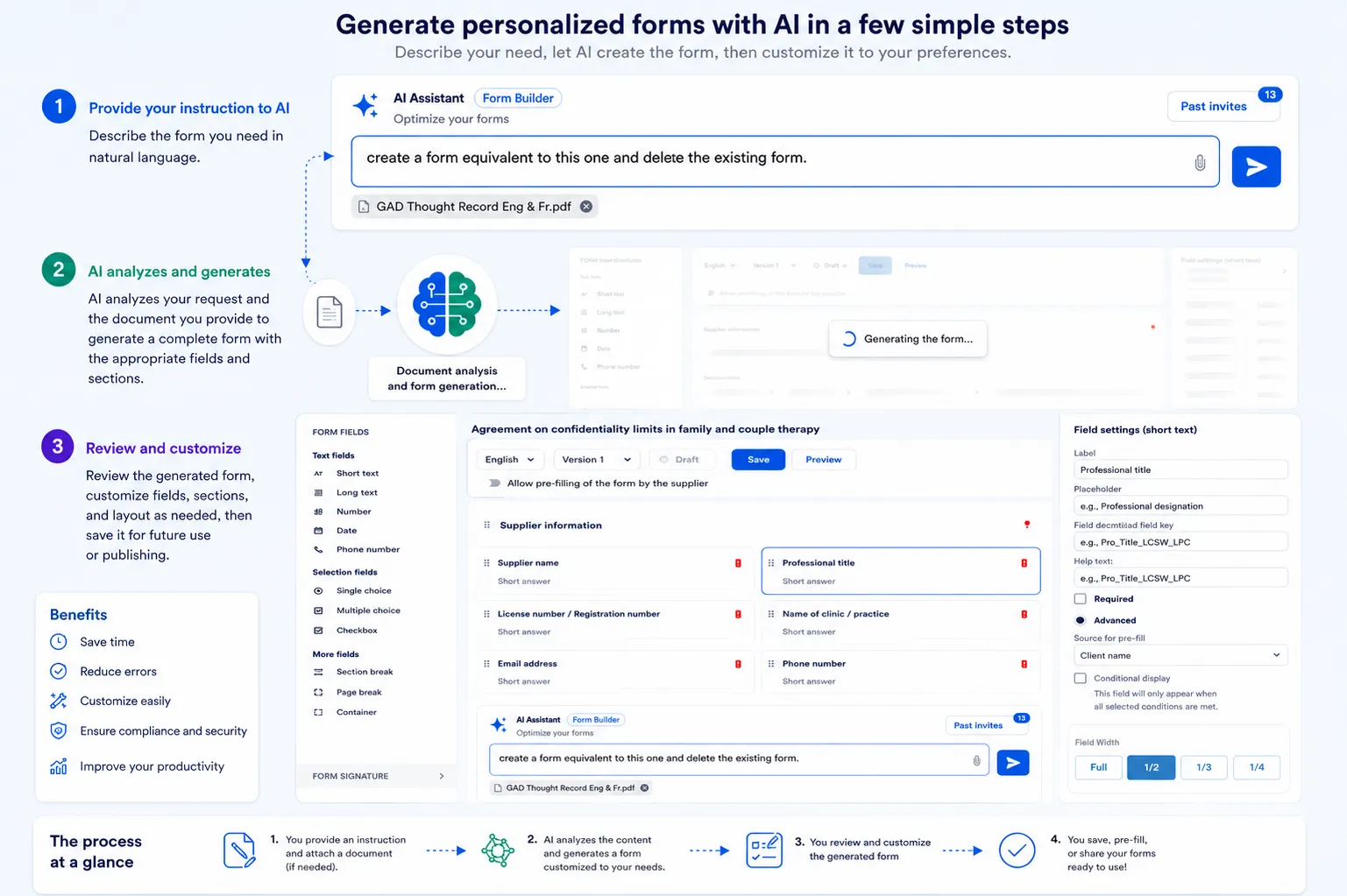 NousTalk Smart Form Builder