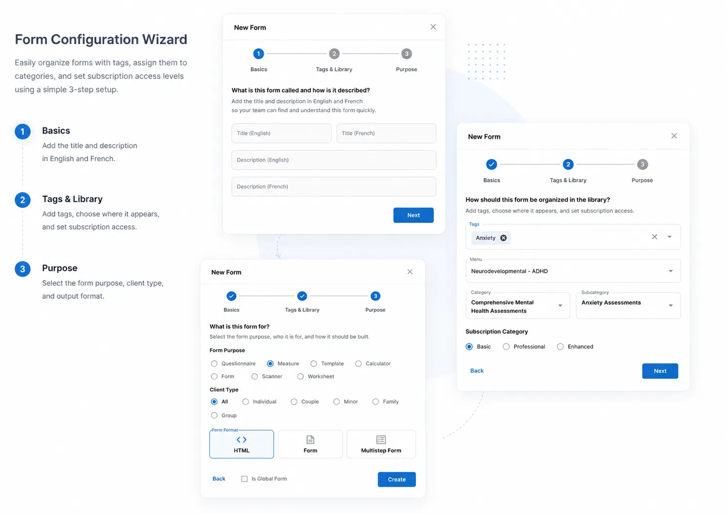 wizard feature screenshot